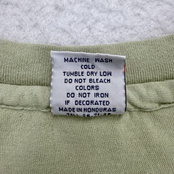 Vintage Copan Honduras Shirt Mens XL Green Mayan Short Sleeve Single Stitch - Picture 11 of 13